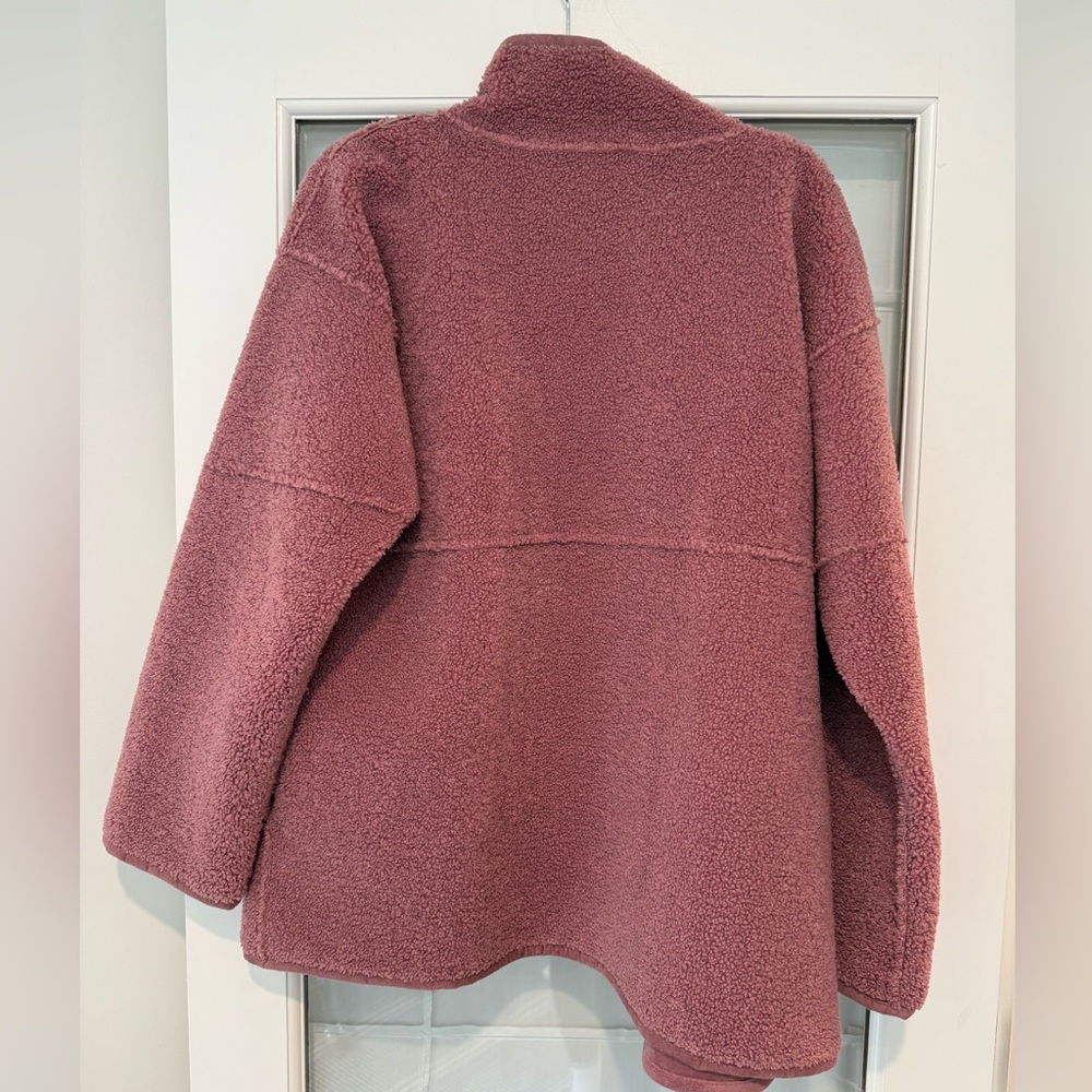 Velvet by Graham & Spencer / Albany Lux Faux Sherpa Jacket / Pink, Size Small - Picture 3 of 3